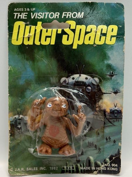 E.T. フィギュア 1982年製 E.T.】1982年製 E.T. & エリオット 自転車フィギュア | hashigo